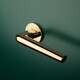 Дверна ручка APRILE Funkia R 7S AT полірована латунь GOLD PVD (тонка розетка) Зображення