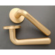Дверная ручка APRILE Irga R 7S AT матовая латунь GOLD SATIN (тонкая розетка) Изображение