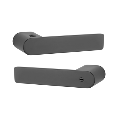 Дверная ручка APRILE Sorella WC RTH Lock правая, черный BK Изображение