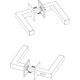 Дверна ручка AKRA Tempo WC Q Lock BK univ, 38-45mm чорний Зображення