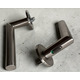 Дверна ручка AKRA Cosmo WC R Lock SS univ, 50-57mm нержавіюча сталь Зображення