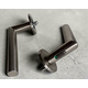 Дверна ручка AKRA Cosmo WC R Lock SS univ, 50-57mm нержавіюча сталь Зображення