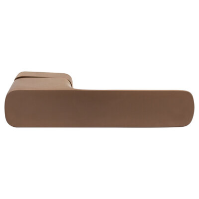 Дверная ручка M&T Minimal 2.0 TIN-B, титан / коричневый матовый Изображение