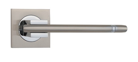 Дверна ручка SIBA Kristal R03 нікель мат./хром Зображення
