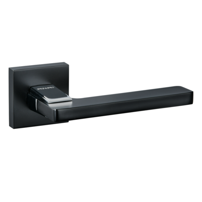 Дверная ручка Oro&Oro ALBA 068-15E BLACK / CP Изображение