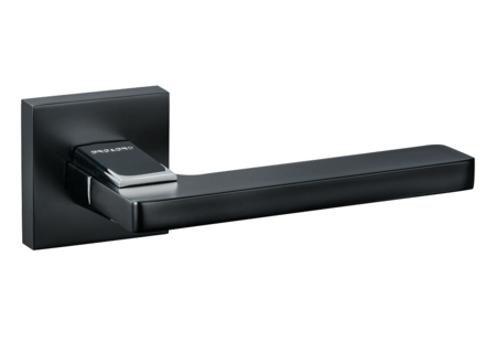 Дверна ручка Oro&Oro ALBA 068-15E BLACK / CP Зображення
