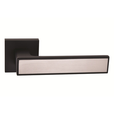 Дверна ручка Oro&Oro OMBRA 078-15E BLACK / MSN Зображення