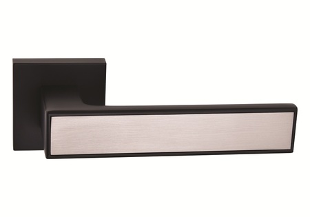 Дверна ручка Oro&Oro OMBRA 078-15E BLACK / MSN Зображення