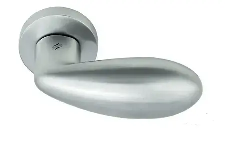 Дверна ручка Colombo Drop LC45 хром матовий Зображення