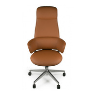 Крісло Barsky Lux Leather brown LC-02 Зображення