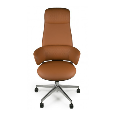 Крісло Barsky Lux Leather brown LC-02 Зображення