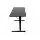 Регульований стіл Barsky StandUp black glass 1200*600 BST-11new  Зображення