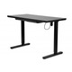 Регульований стіл Barsky StandUp black glass 1200*600 BST-11new  Зображення