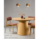 Обідній стіл розкладний Конус круглий / радіусний з дерева та стільницею HPL - Oleksenko   Зображення
