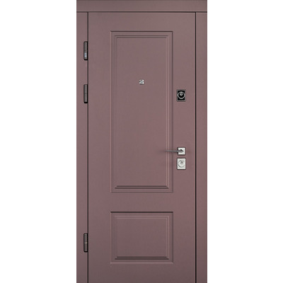 Входные двери Abwehr Ramina Grand Бронзовый Браш / Белый супермат 860/960×2050 мм Изображение