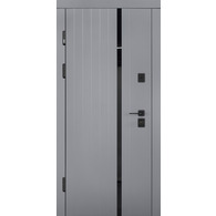 Вхідні двері Abwehr Selena Megapolis MG3 Асфальт / Сірий шифер 860/960×2050 мм Зображення