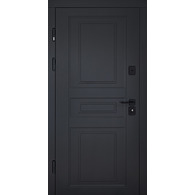 Вхідні двері Abwehr Scandi COTTAGE RAL 7021 / Вулична плівка Біла 860/960×2050 мм Зображення