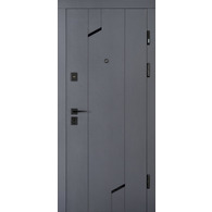 Входные двери Abwehr Briona Classic Prime Антрацит / Белый супермат 860/960×2050 мм Изображение