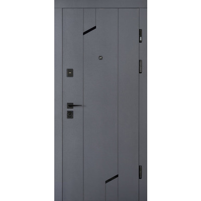 Входные двери Abwehr Briona Classic Prime Антрацит / Белый супермат 860/960×2050 мм Изображение