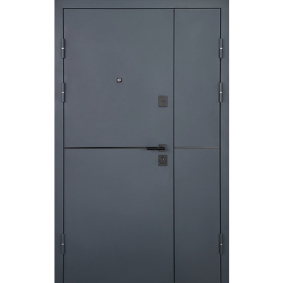 Входные двери Abwehr Solid Defender 1200 RAL 7021T / Уличная пленка 1200×2050 мм Изображение