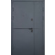 Вхідні двері Abwehr Solid Defender 1200 RAL 7021T / Вулична плівка 1200×2050 мм Зображення