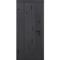Вхідні двері Abwehr Simfonia Classic Prime Чорна шагрень / Кашемір супермат 860/960×2050 мм Зображення