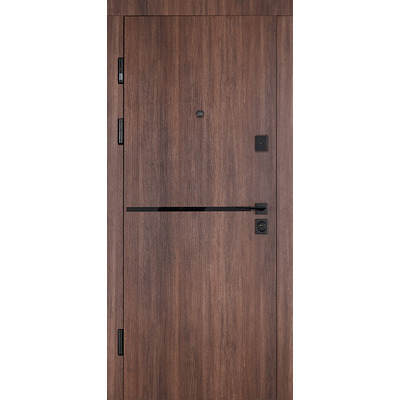 Вхідні двері Abwehr Laguna Classic Prime Дуб Табак 860/960×2050 мм Зображення