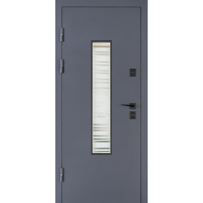 Входные двери Abwehr Matrix Defender RAL 7021T 860/960×2050 мм Изображение