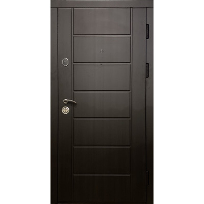 Вхідні двері Redfort Канзас для квартири Венге 860/960×2050 мм Зображення