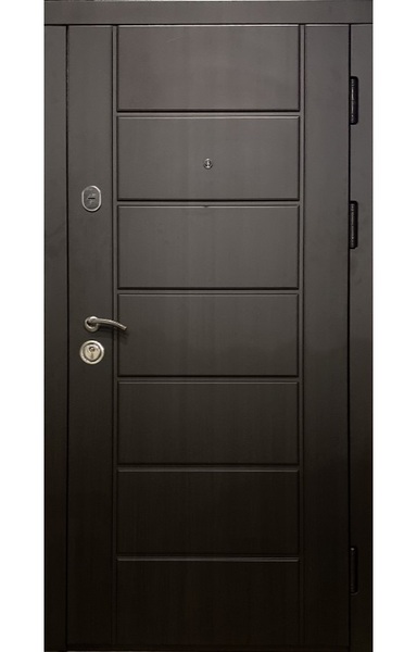 Вхідні двері Redfort Канзас для квартири Венге 860/960×2050 мм Зображення