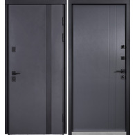 Вхідні двері Булат Котедж 710/265, Metalic anthracite / Антрацит сірий Зображення