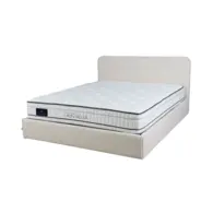 Ліжко 1,8 Катрін з підйомним механізмом молочне Зображення