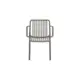 Стілець Чіл з підлокотниками пластик сірий Зображення