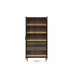 Вітрина висока з підсвіткою Perfect Home Лумі / Lumi 2D2S/91 2-дверна з 2 шухлядами Дуб дунін Зображення