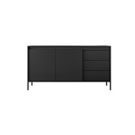 Комод Perfect Home Сенсо / Senso 2-дверний з 3 шухлядами 2D3S/153 Чорний Зображення