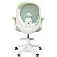 Крісло обертове дитяче з підставкою для ніг PERFECT KIDS ASTRONAUT GREEN Perfect Home Україна Зелений Зображення