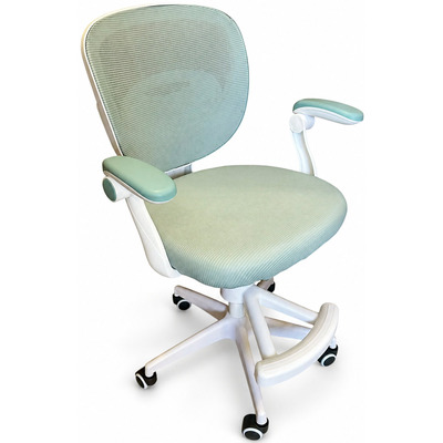 Кресло вращающееся детское с подставкой для ног PERFECT KIDS GREEN Perfect Home Украина Зеленый Изображение