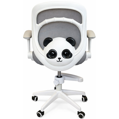 Кресло вращающееся детское с подставкой для ног PERFECT KIDS PANDA GRAY Perfect Home Украина Серый Изображение
