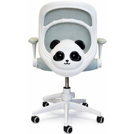 Крісло обертове дитяче з підставкою для ніг PERFECT KIDS PANDA GREEN Perfect Home Україна Зелений Зображення