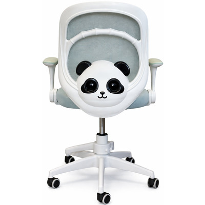 Кресло вращающееся детское с подставкой для ног PERFECT KIDS PANDA GREEN Perfect Home Украина Зеленый Изображение