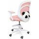 Кресло вращающееся детское с подставкой для ног PERFECT KIDS PANDA PINK Perfect Home Украина Розовый Изображение
