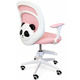Кресло вращающееся детское с подставкой для ног PERFECT KIDS PANDA PINK Perfect Home Украина Розовый Изображение