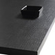 Прихожая с зеркалом Perfect Home Даймонд / Diamond G134 2-дверная Черный/дуб эвок Изображение