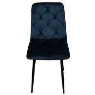 Стілець/крісло на кухню PM-001 Perfect Home Україна Чорний Sic Velluto 20 Black Зображення