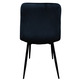 Стілець/крісло на кухню PM-001 Perfect Home Україна Чорний Sic Velluto 20 Black Зображення