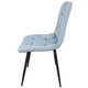 Стілець/крісло на кухню PM-003 Perfect Home Україна Сірий Sic Velluto 16 Grey Зображення