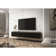 Тумба під телевізор навісна Perfect Home Оро / Oro 3-дверна RTV175 MDF Чорний Зображення