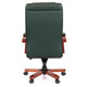 Крісло АКЛАС Артур EX MB (Шкіра Lux LC Green/PU Green) Зображення