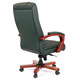 Крісло АКЛАС Артур EX MB (Шкіра Lux LC Green/PU Green) Зображення
