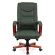 Крісло АКЛАС Артур EX MB (Шкіра Lux LC Green/PU Green) Зображення